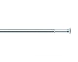 Sanwood 6622000 Teleskop-Duschvorhang-Stange, Aluminium, 85-135 mm, 25 mm Durchmesser
