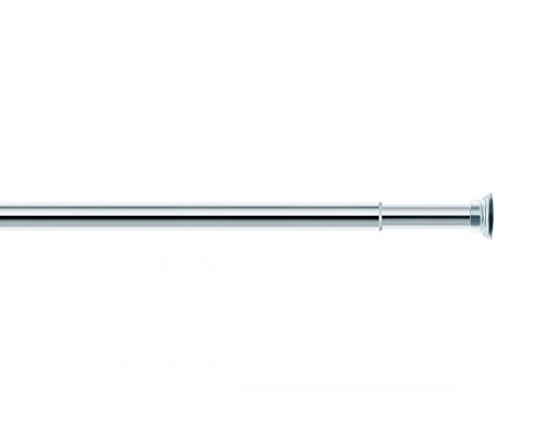 Sanwood 6622000 Teleskop-Duschvorhang-Stange, Aluminium, 85-135 mm, 25 mm Durchmesser