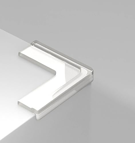 Image of 8 /12 /24 Pack Transparent PVC Table Corner Protectors Guards, Universal Furniture Corner Protectors, Edge Safety Cover Sharp Bumper Sticker Guards for Table Furniture (Window Type, 24Pack)