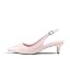 GENSHUO Escarpins Talons Bas 6CM Bout Pointu Élégants Pour Femmes - Chaussures Mariage Soirée Travail