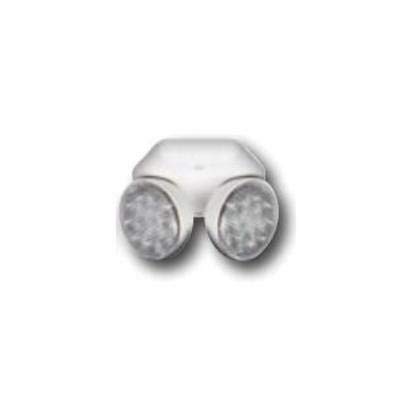 Emergi-Lite EF43D-LED Remote Emergency Lighting Unit, LED Lamp, 120 VAC, 2 Heads