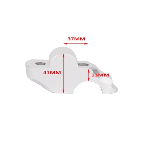 Abrazadera elevadora manillar motocicleta K1600 ajustable clip montaje aluminio 3