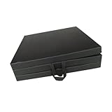 Menolana Three Fold Exercise Mat Gymnastics Balance Mat Dance Home Flooring MMA Non Slip Portable Easy to Store Pilates Pad, Black