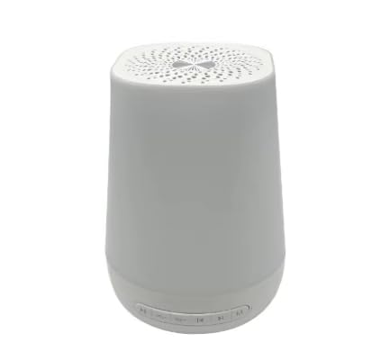 Macchina del rumore bianco con luce notturna, Sleep Trainer con 34 suoni lenitivi, timer, telecomando app, per bambini piccoli