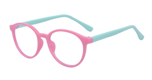 Image of Square Blue Light Blocking Glasses 2 Pack for Kids Clear Computer Blocking Glasses For Boys Girls Age 3-12