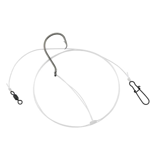 Aqua-Clear Catfish Casting Rig con Anzuelo Circle Demon 8/0, Giratorio AFW y Leader Mono 60 lb miniatura 2