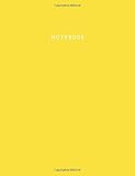 Notebook: Buttercup Yellow, Ruled, Soft Cover, Letter Size (8.5 x 11), Notebook Journal: Large Composition Book