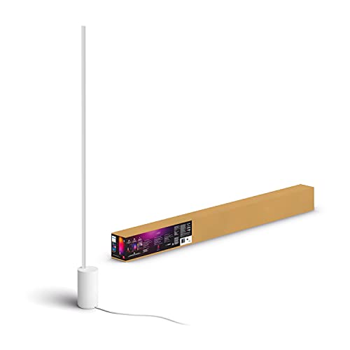 Philips Hue White and Color Ambiance Gradient Signe, Lampada da Tavolo LED, Smart, 16 Milioni di Colori, con Bluetooth, Bianca