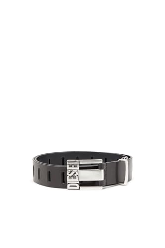[Diesel] [ディーゼル] メンズ レザーベルト B-SHIFT METAL LOOP X10594PR227 85 ブラック T8013