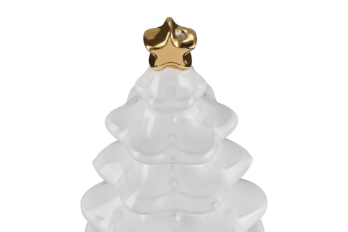 Image of Le Creuset Stoneware Christmas Tree Pie Vent, 3 inch, White