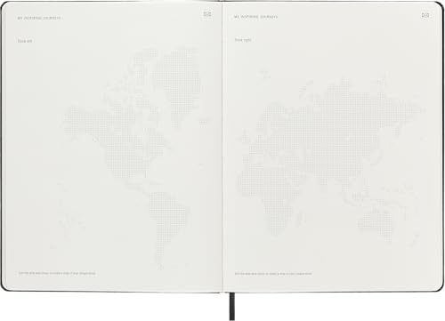 Moleskine Smart PRO Planner 2026, Digitaler Wochenkalender 12 Monate, Gummibandverschluss, Farbe Schwarz, Extra Großes Format 19x25 cm: Engl. Kalendarium