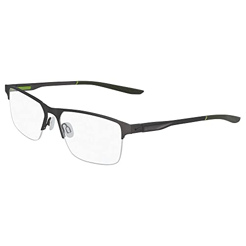 Image of Eyeglasses NIKE 8045 076 Brushed Gunmetal /Cargo Khaki