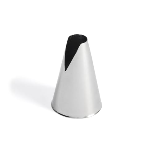 De Buyer - Douille Saint-Honoré en inox - Diamètre 1,1 cm - En Inox, Idéale pour Décorer, Garnir et Remplir, Sans Soudure pour Hygiène Parfaite, S'Adapte...