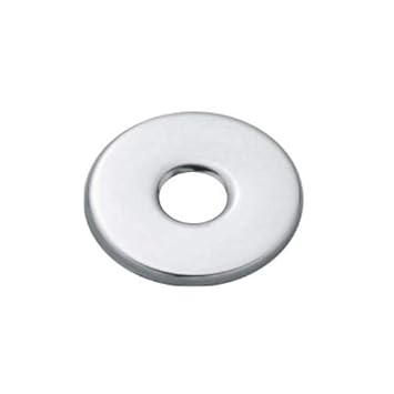KYOTO Chrome Plated Round Wall Flange/Free Cap for Taps/Tap Plate Bathroom Mixture in Kitchen/Bathroom Fittings/Wash Area Bathroom Accessories (Pack of 1 PC)