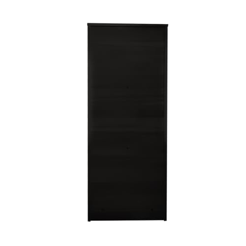 Image of Amazon Brand - Solimo Optima Engineered Wood 4ft 1 Door Wardrobe for Clothes | Storage Organizer | Storage Cabinet for Kitchen | Multipurpose Almirah for Bedroom - Wenge, 4ft