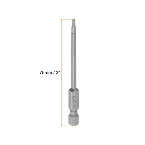 Brocas de acero S2 imantadas 3/32 para evitar caídas de tornillos 3