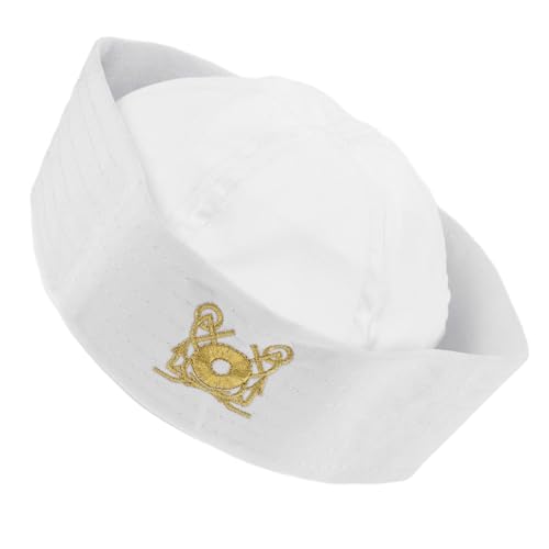 TOVINANNA Sailor Hat for Men and Women Round Cosplay Accessory Stylish Nautical Costume for Parties Halloween and Photo Props Durable Material Skin Friendly Design