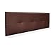 Cabecero de Polipiel o Tela AQUALINE Pro cabeceros Cabezal tapizado Cama Lujo (Polipiel Chocolate, 145cm (Camas 120/135/140))