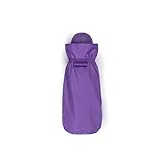 VOGUE Paraguas mini plegable mujer elegante, fino y ultra ligero. Tejido Superlight Pongee. Sistema Anti-viento (Wind Proof), Protección Solar UV. Apertura manual. (Lila)