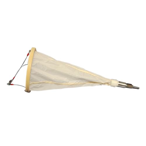 ERRULAN 25# Plankton Collection Net- 19.7in Long, 7.9in in Diameter, 64 Mesh Plankton Tow Net, 200 Mesh Thickened Experimental Nylon for Collecting Phytoplankton, Protozoa and Rotifers(125 Mesh)