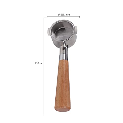 51mm Portafiltro Cafetera para Delonghi ECO310/EC200/EC221/EC330/EC311/EC11/EC152/EC156B/ECP35.31/ECP36.31 Café Máquina… - Imagen 7