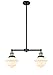Innovations 209-BAB-G531-LED 2 Light Vintage Dimmable LED Chandelier, Black Antique Brass