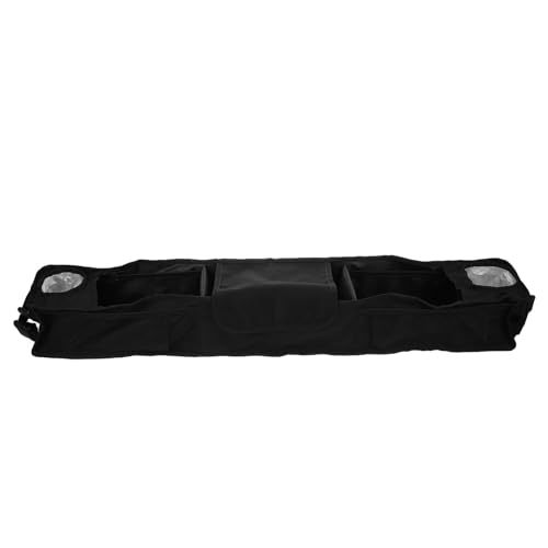 Panier voiturette de golf pliable noir avec compartiment amovible
