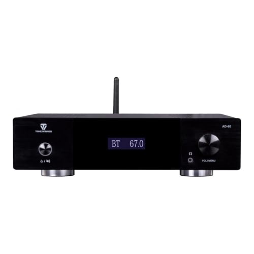 Tonewinner AD-60 - Amplificatore integrato 2 x 80 W in classe AB con Bluetooth 5.0 (Nero)