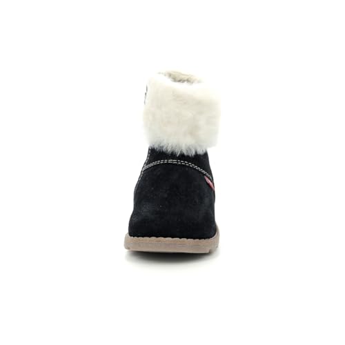 KICKERS NONOFUR, Botas Cortas al Tobillo Unisex niños, Noir Brillant, 19 EU