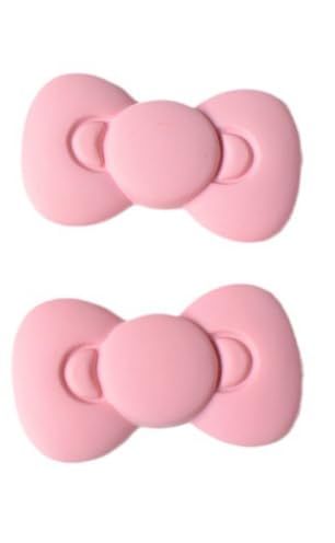 1Set of 2 Pink Bow Hair Clips Pink Bows for Girls, Barrettes for Women Hair Bows, Fashion Bow Hairpin Alligator Clips Accessories, Hair Clips for Girls and Women Clips