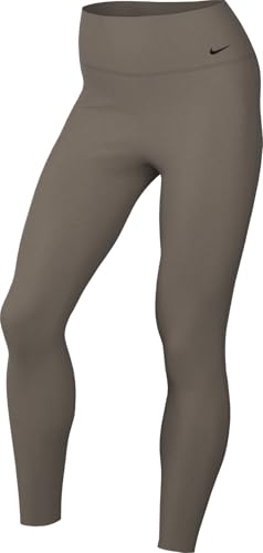 Legging Nike Universa 7/8 pour femme avec poches et taille haute en marron marbré taille XS