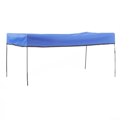 Removable Awning Canopy for Garden Cart, Wagon, and Trolley, 600D Water-Resistant Oxford Cloth Sun Shade Cover for Outdoor Camping and Picnics, Deep Red（Blue）