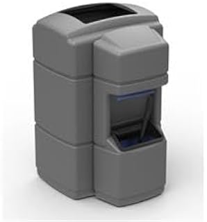 40 gal Waste N Wipe Center Single, Black