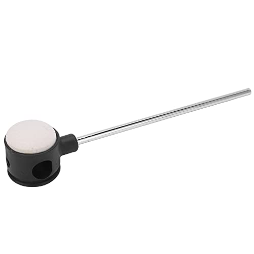 Miskall Bass Drum Beater, Drum Beater Pedal Mallet Felt Head Percussion Instrument Accessory for Replacement