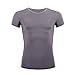 YUFEIDA Men's Sexy Underwear Shirts Short Sleeve T-Shirt Mesh Sheer Top Undershirt Sleepwear Dark Grey