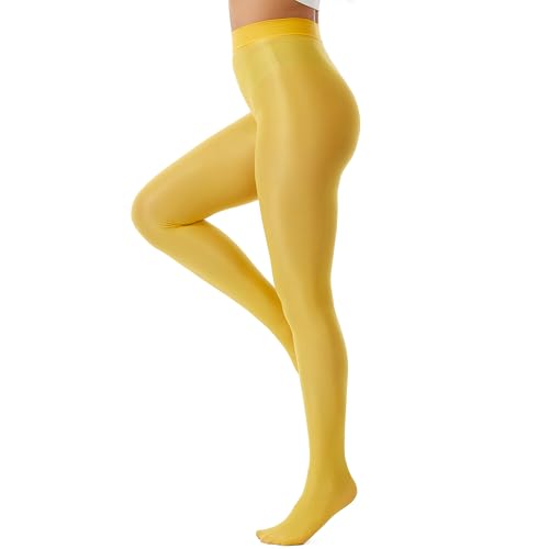 Image of Frola Shaping Tights for Women 70D Shimmery Pantyhose for Dance Ballet Glitter Socks