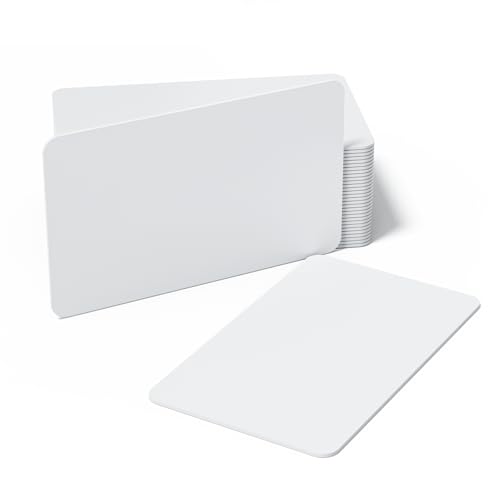 BABIQT 10PCS M1 Classic 1K Tarjetas RFID Tarjeta S50, Blanco RFID Etiquetas ISO14443A 13.56MHz Tarjeta M1, Imprimible para La Mayoría de Las Impresde Tarjetas de Escritorio de Identificación de Foto