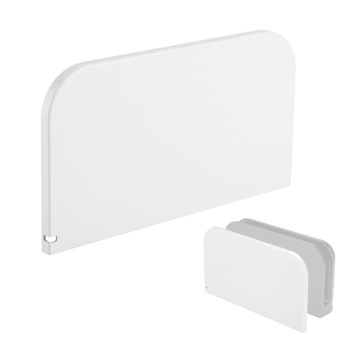 Easecos Faceplate Cover Sleeve Compatible with Switch 2 Dock (2025), Anti-Scratch Replacement Housing Shell Case Dust Cover for Switch 2 Charging Dock Faceplate Protection - White