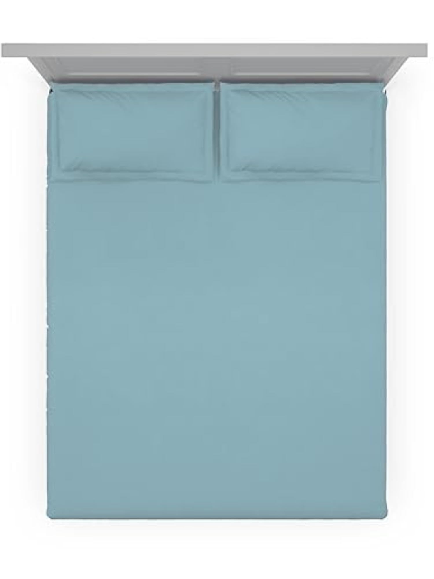 Pack of 1 Cotton Solid King Bedsheet with 2 Pillow Covers