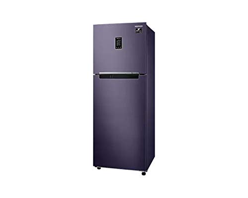 Image of Samsung 336 L 3 Star Inverter Frost Free Double Door Refrigerator Appliance (RT37A4633UT /HL, Pebble Blue, 2022 Model)