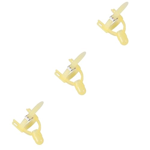 HEMOTON 3pcs Bite Thumb Cover for Kids Fingertip Protector for Infants Safe Silicone Thumb Sucking Solution