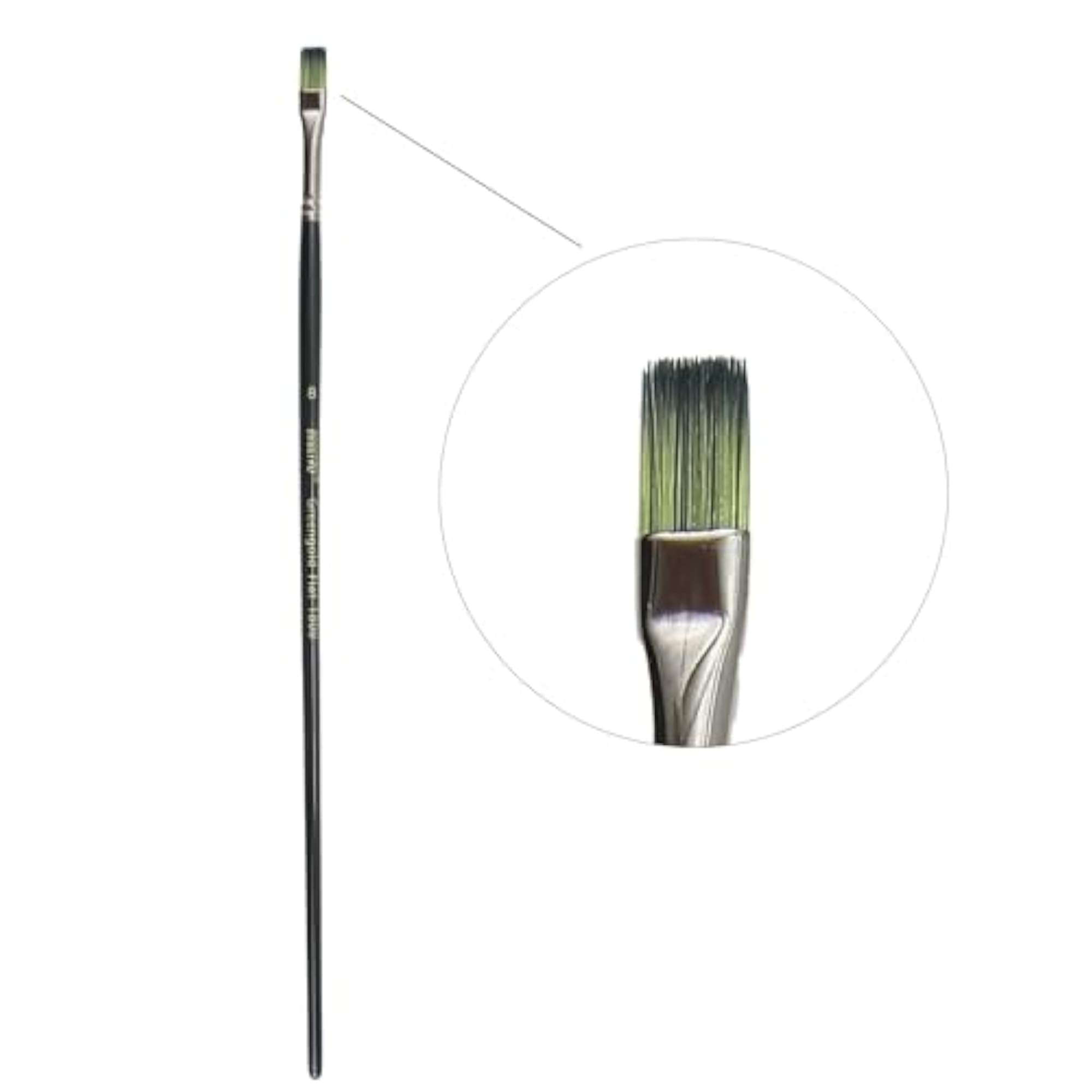 Artists Acrylic Brush Flat Series 100, Ideal for Painting