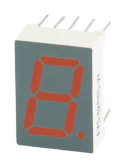 Display LED de 7 segmentos de cátodo común COLOR rojo Electro Dh