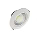 Downlight LED 15W rond ∅166mm Blanc - Blanc Chaud 2700K