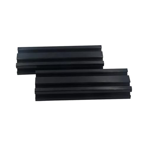 Profilé aluminium anodisé noir 2040 V 900 mm pour structure CNC de haute précision