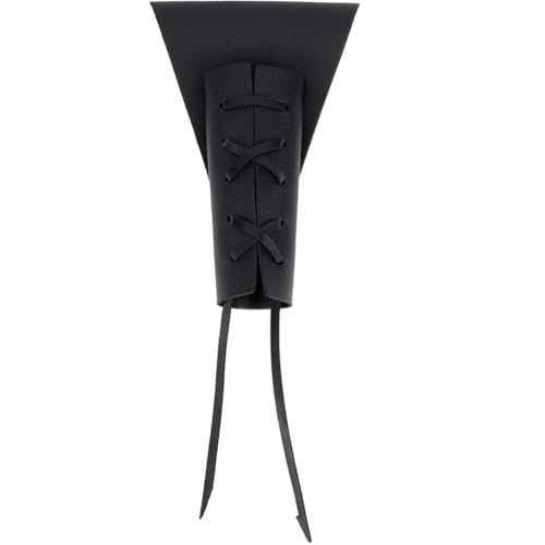 GORGECRAFT Black Sword Holster PU Leather Medieval Retro Adjustable Waist Dagger Protective Cover Case Shoulder Back Buckle Sheath Belt for Cosplay Costume Sword Frog Holder Adult Men -  AJEW-WH20001-90A-01-US16