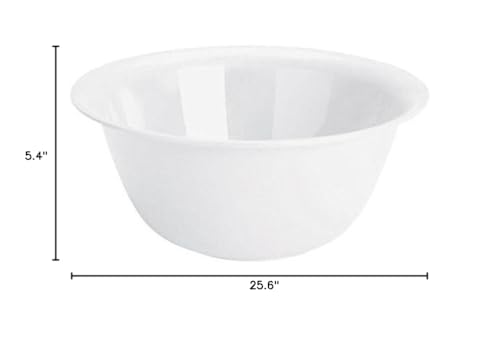 Set de 2 Tazones Plásticos blancos 6 Qt miniatura 2