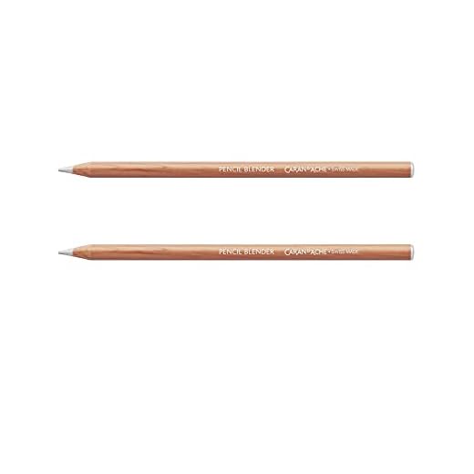 Caran d'Ache 0902.001 Luminance Blender - Matita blender con impugnatura di legno, colore bianco