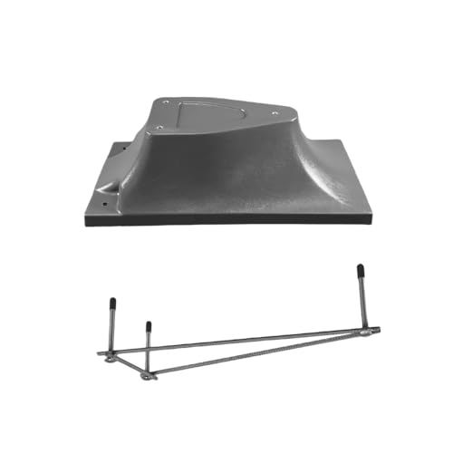 Global Pool Products 3 Bolt Base Replacement Stand - with Jig for 8\' Diving Board Inground Swimming Pool - Gray GPP-DB-3B8-G