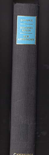 Johannes Kepler New Astronomy 0521301319 Book Cover